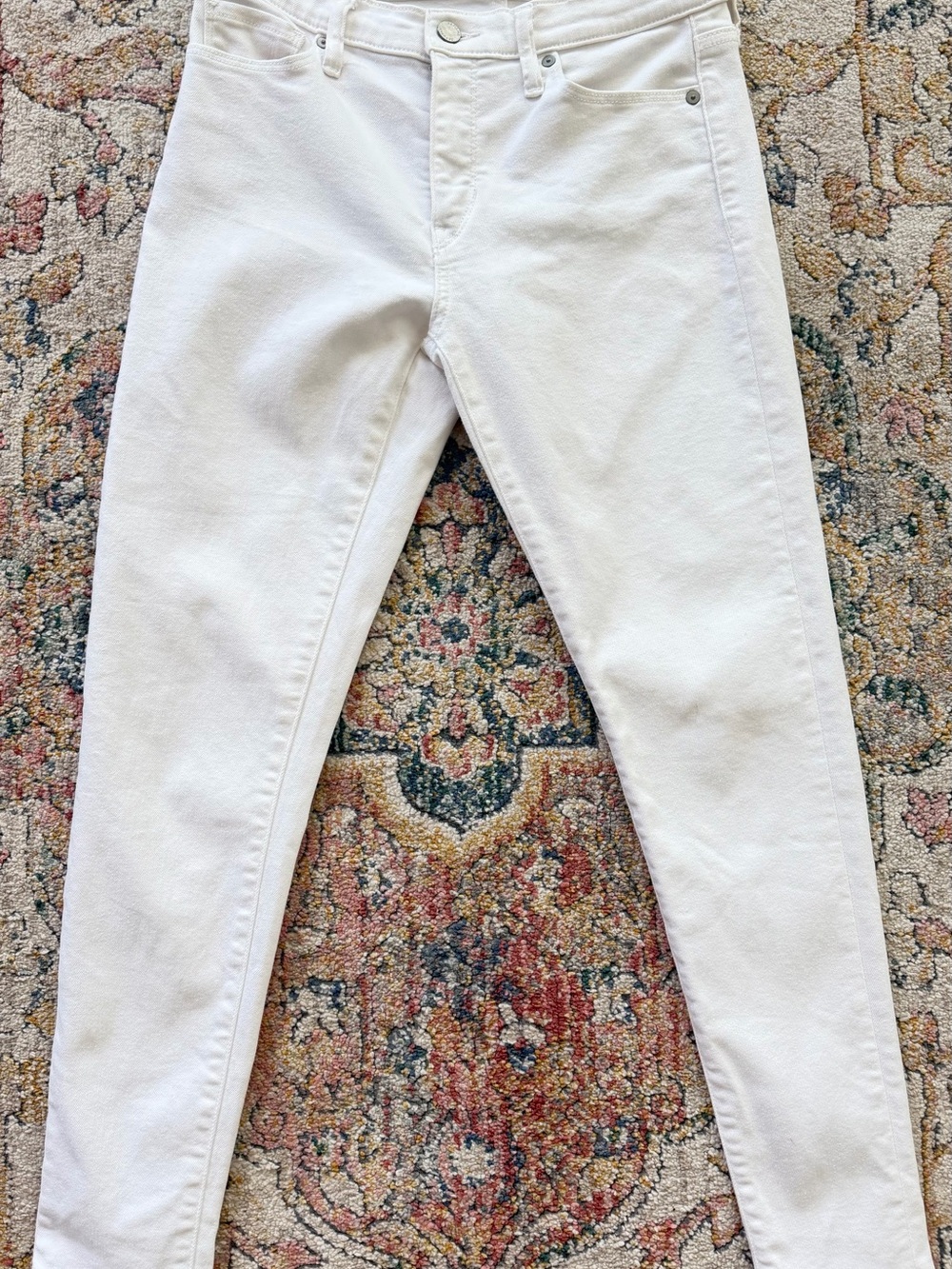 Banana Republic Off-White Skinny Jeans